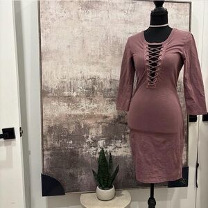 Y2K Vintage Forver 21 Lace-Up Dress